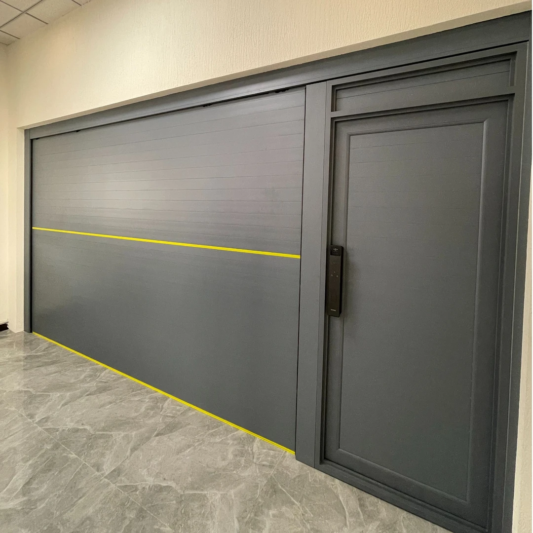 卷帘门开小门别墅智能车库门