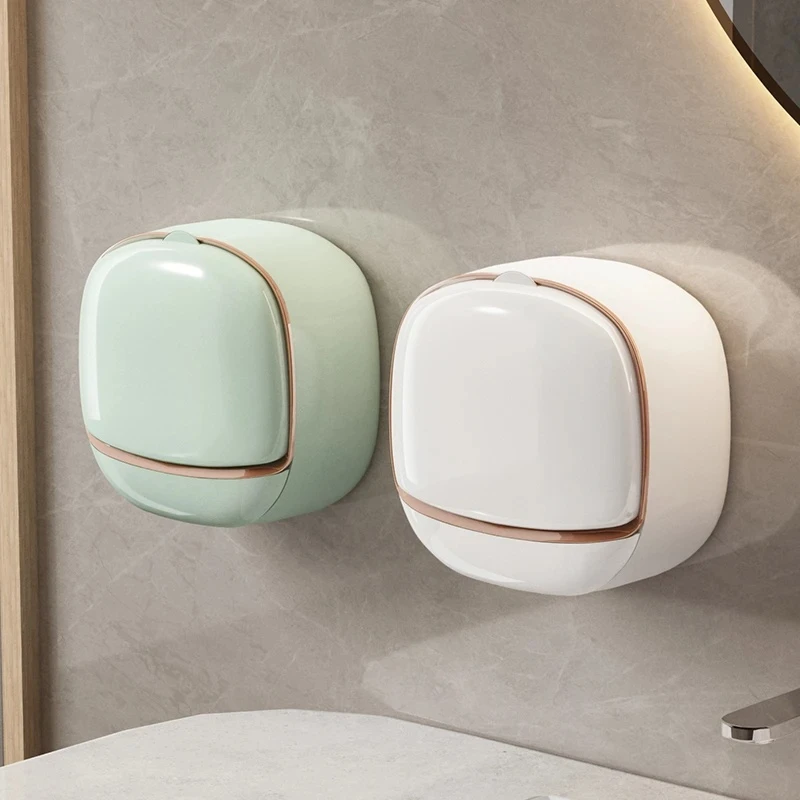 免打孔香皂盒壁挂式粘贴卫生间置物架家用盒子肥皂盒墙上沥水免钉