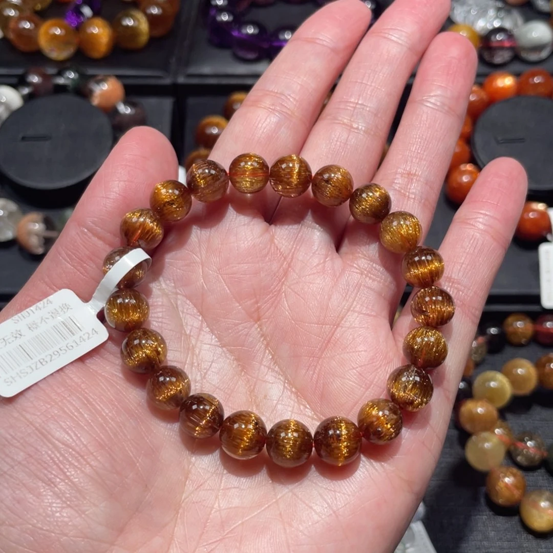 水晶未镶嵌手链铜顺发9mm