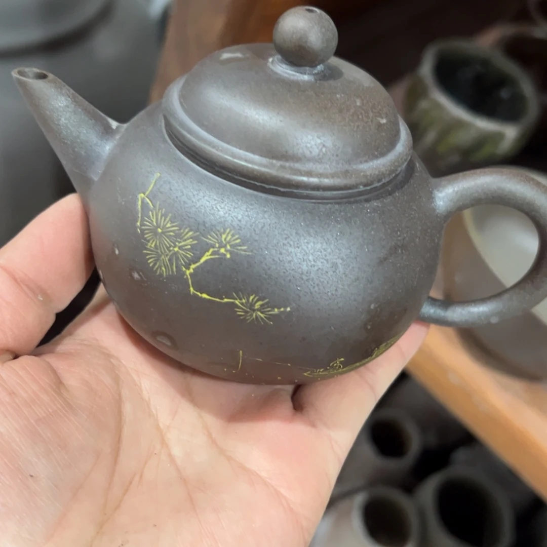 贵台龙窑柴烧茶壶74