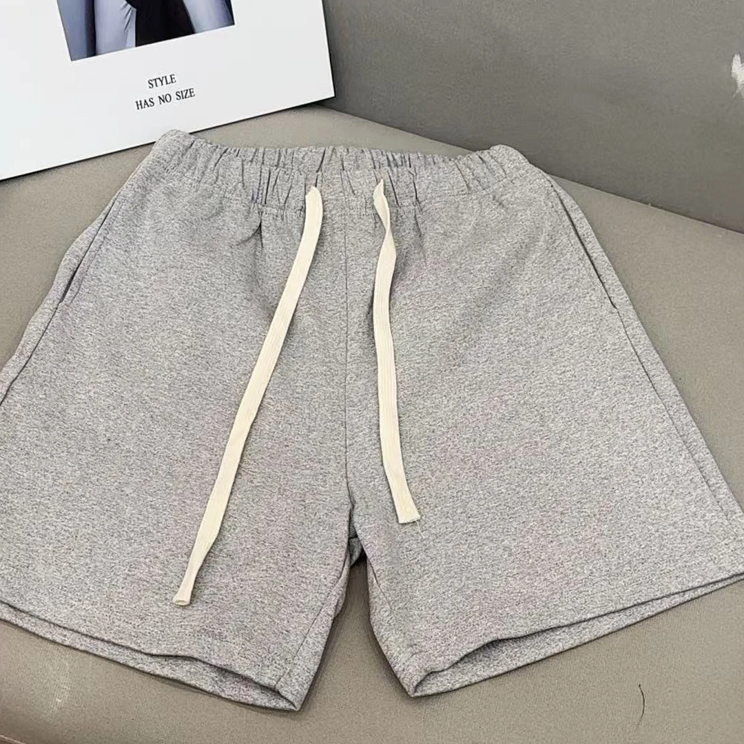夏季美式潮流纯色简约休闲短裤高街宽松外穿篮球运动五分裤25052