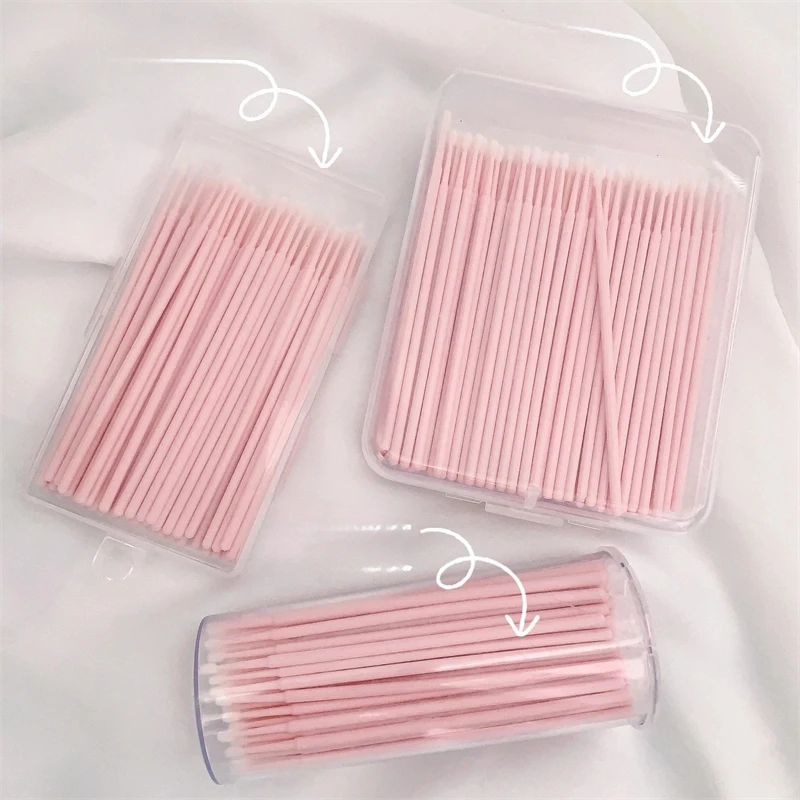 纳米棉签小头超细化妆用擦眼线小棉签尖头手机缝清洁棉棒清洁款式