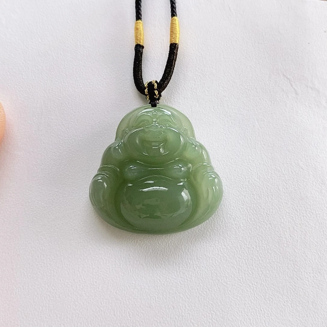 和田玉未镶嵌吊坠(赠链)