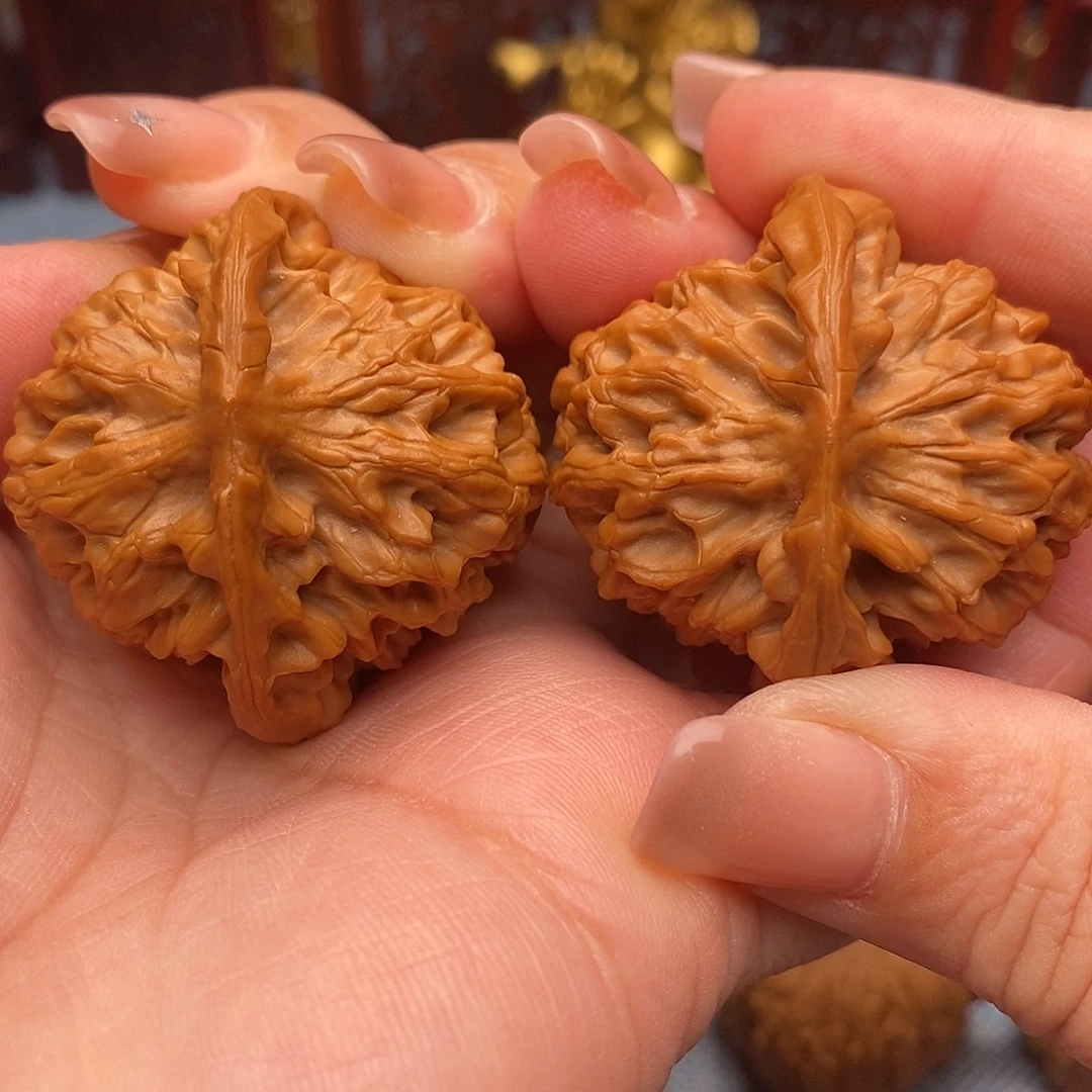 把件文玩核桃40.8全品绝配野生秦闷