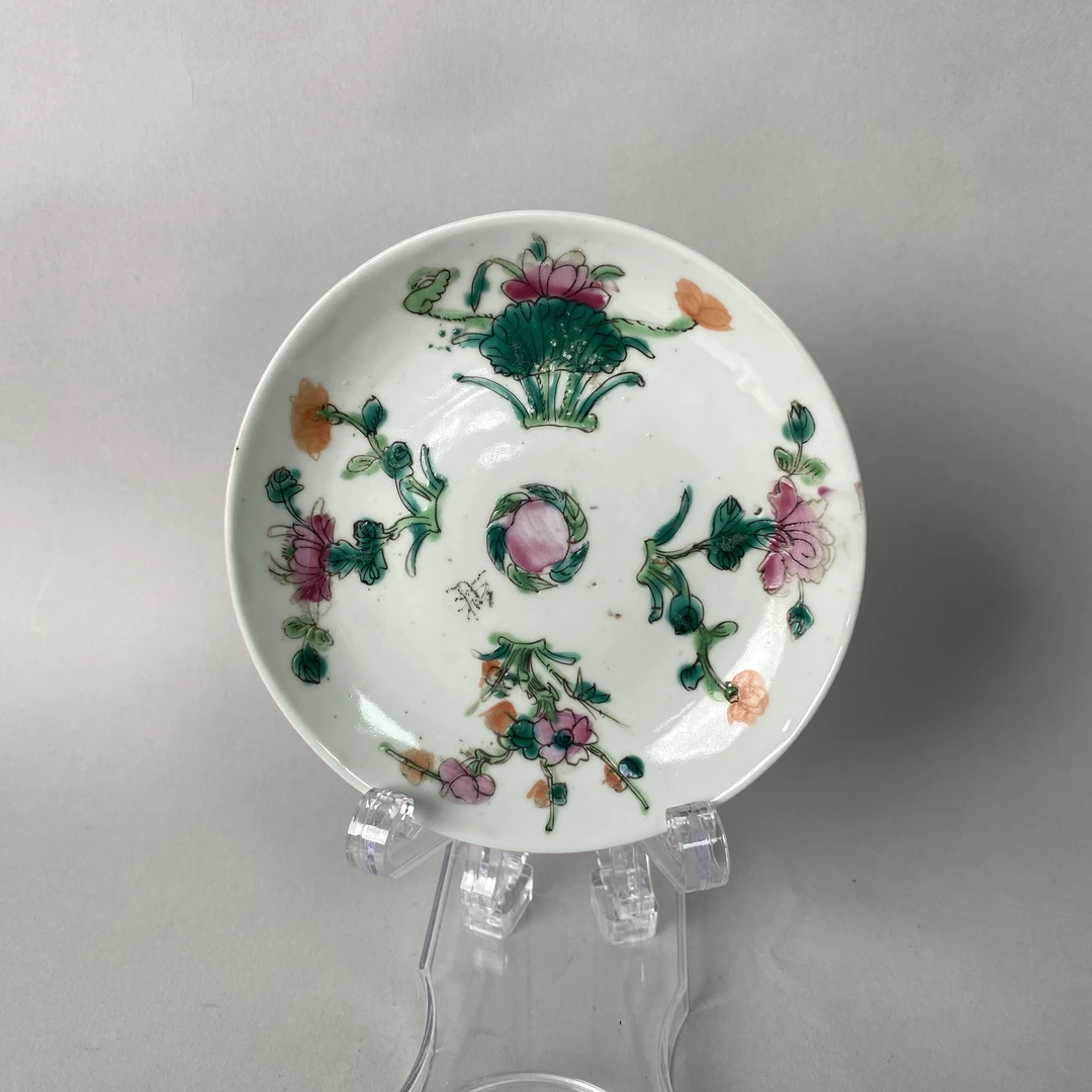 四季花卉粉彩盘KC20251211030