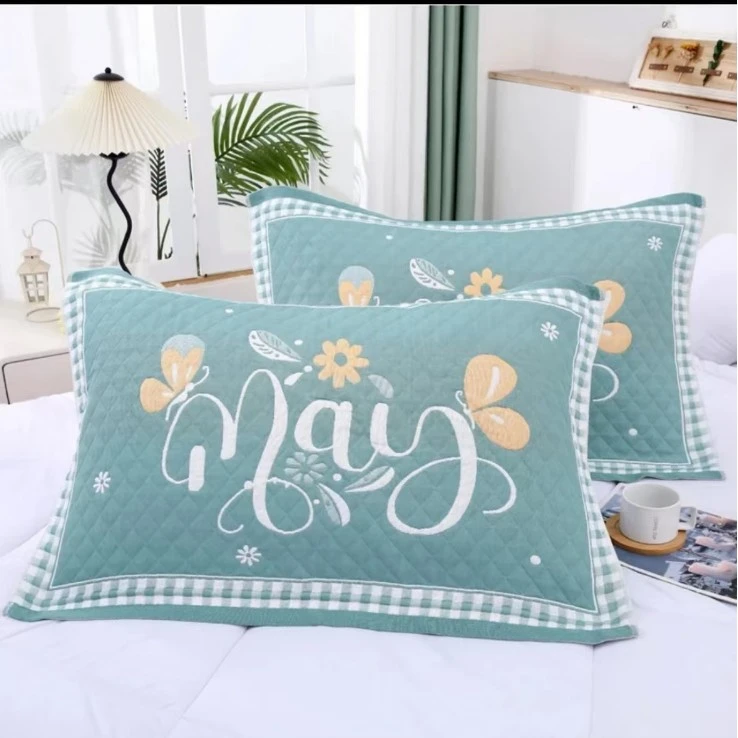 【2条装】新款加厚成人枕巾52*78高档柔软透气吸汗枕头巾成人情侣家