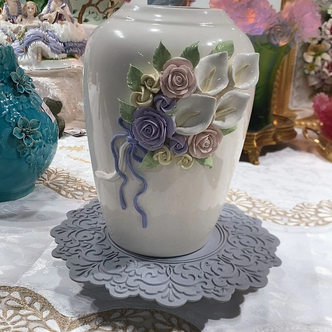 摆件0130福利出口高温瓷花瓶