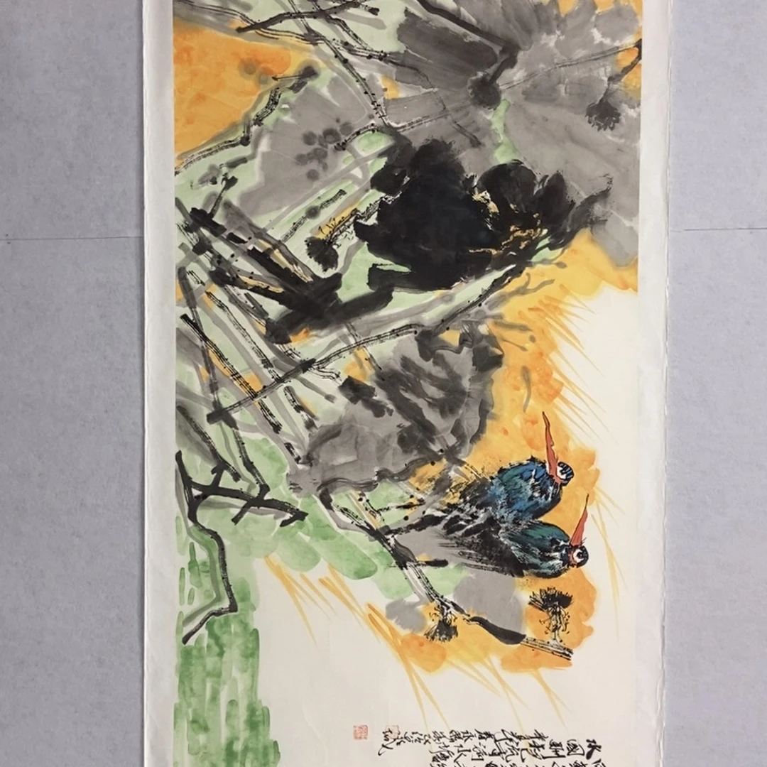 清***开国画墨鱼精品墨鱼精品