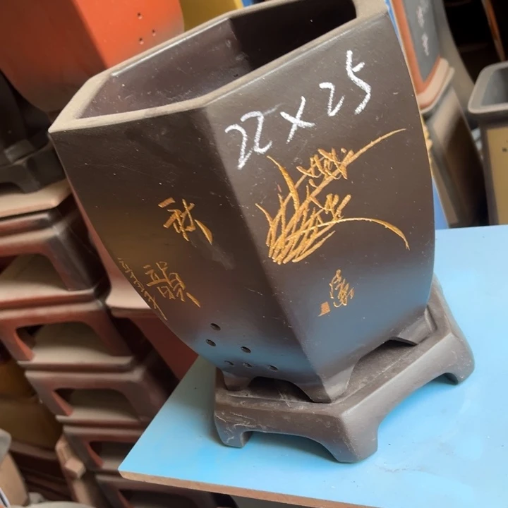 紫砂花盆紫砂花盆