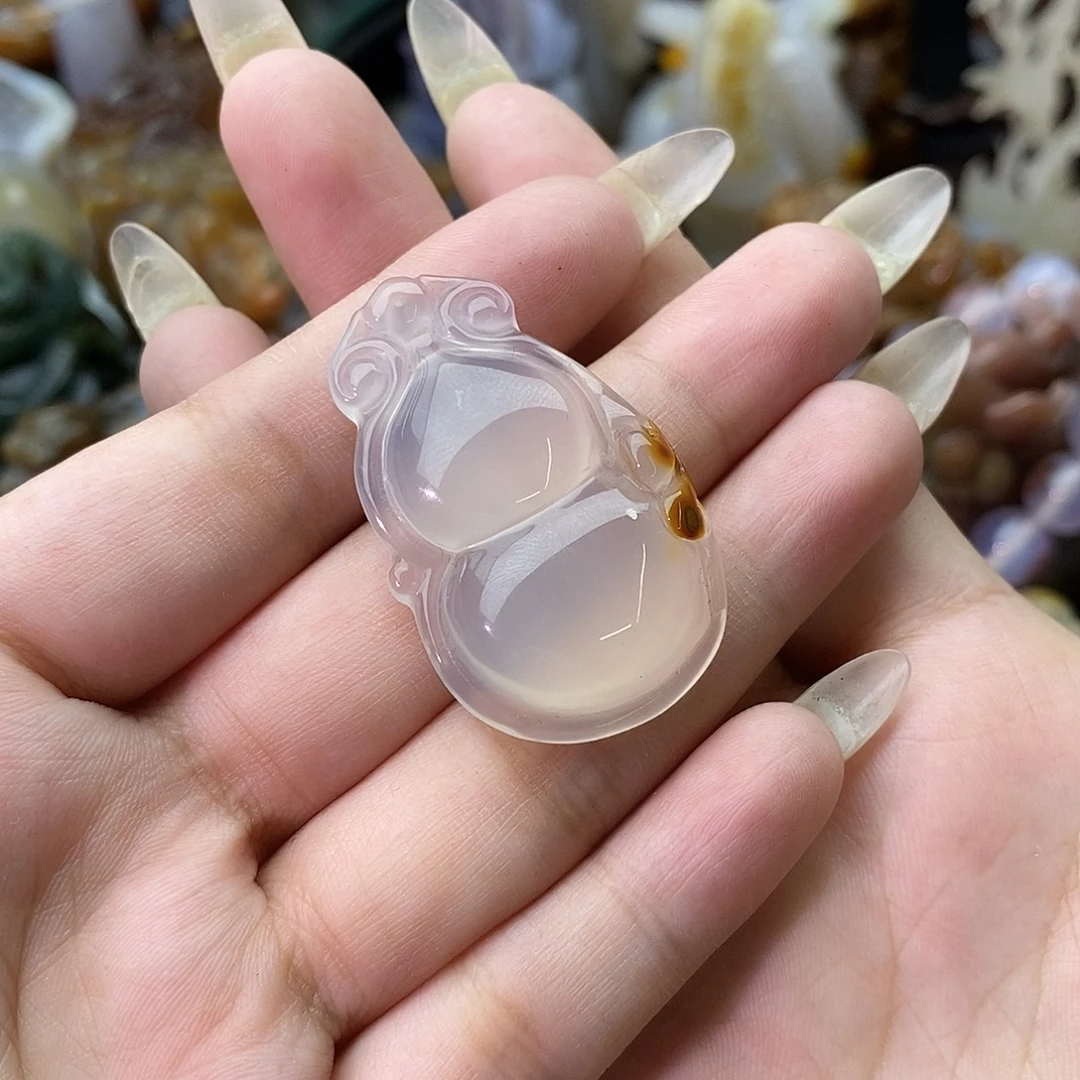 兰***指玛瑙/玉髓未镶嵌颈饰