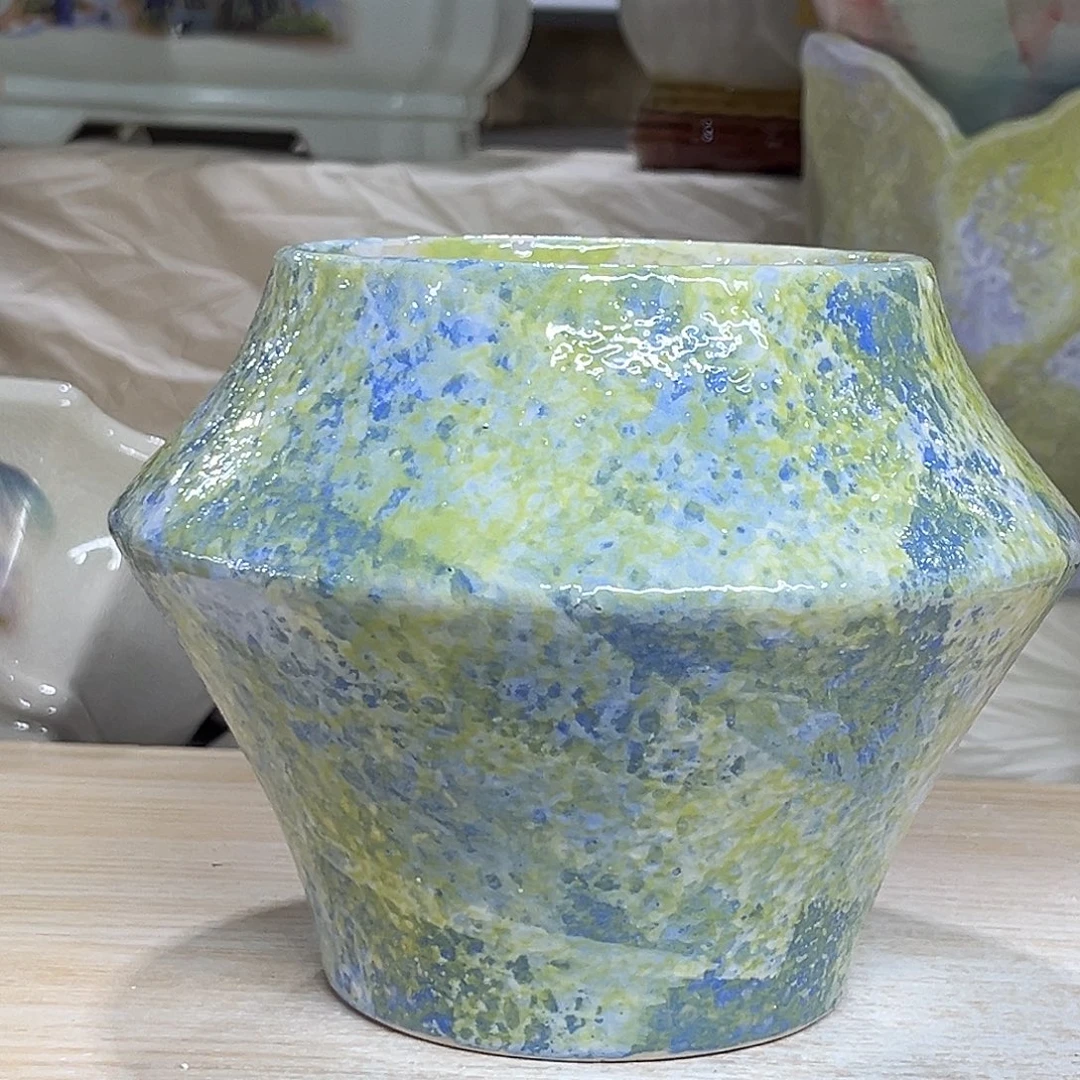 陶瓷绿植多肉微瑕花盆外口径：11*13