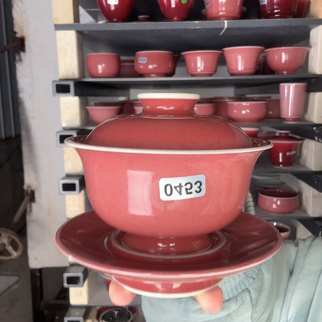 瓷片景德镇郎红陶瓷