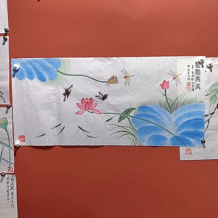 国画冯伟老师手绘国画作品音浩