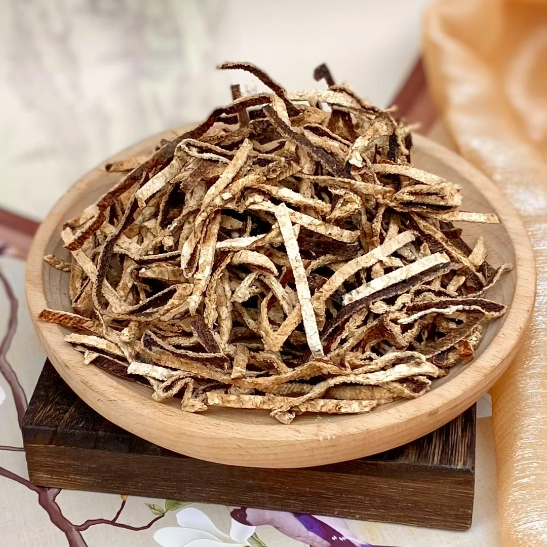 新会陈皮丝60克/2019南坦圈枝大红皮陈皮丝