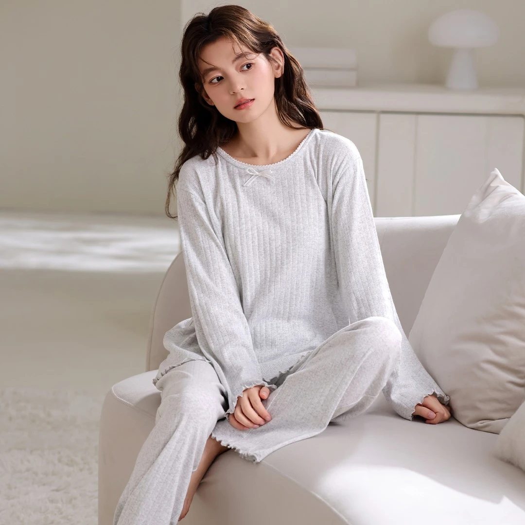 2025年新款家居服纯棉睡衣女66722