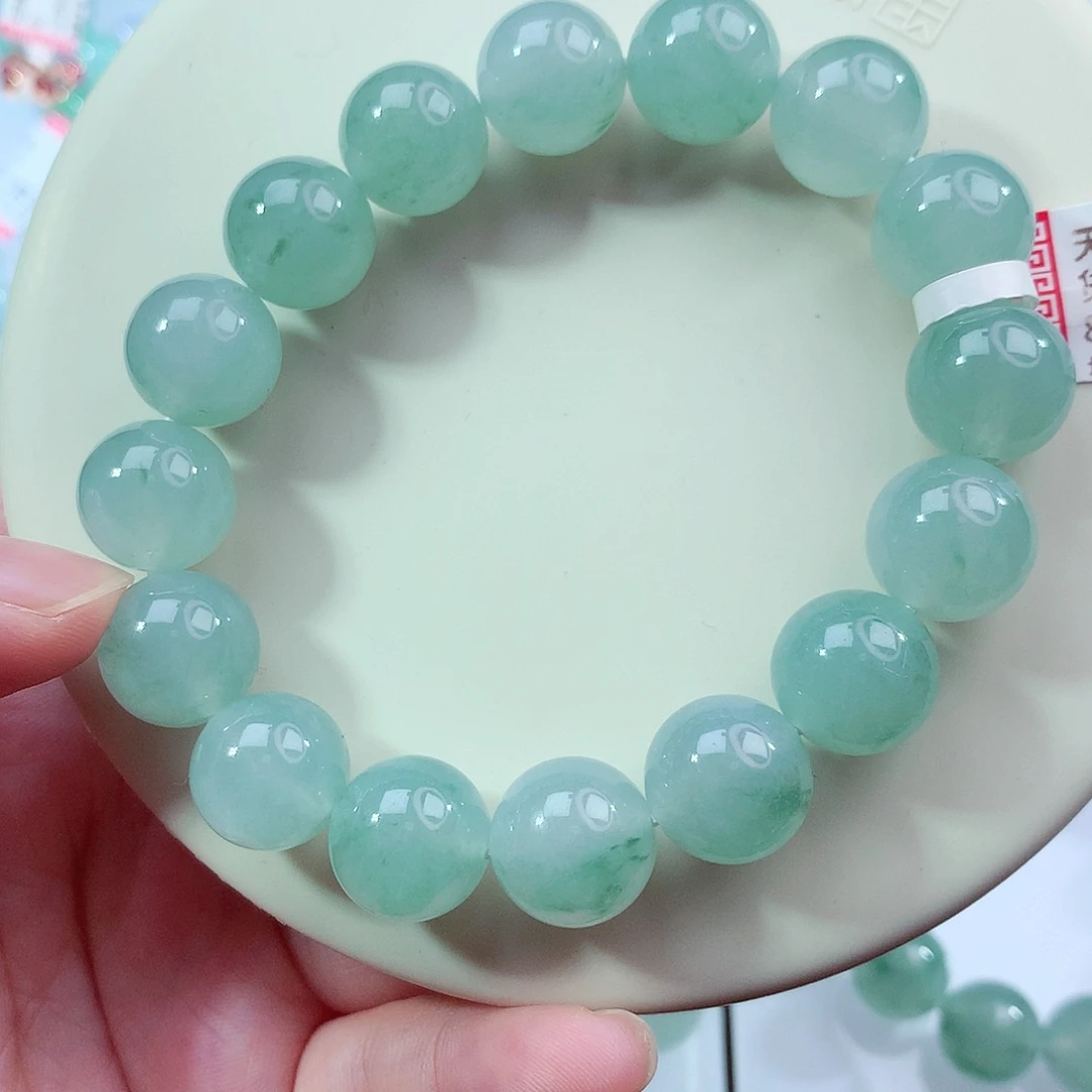 翡翠未镶嵌手链卡13.2