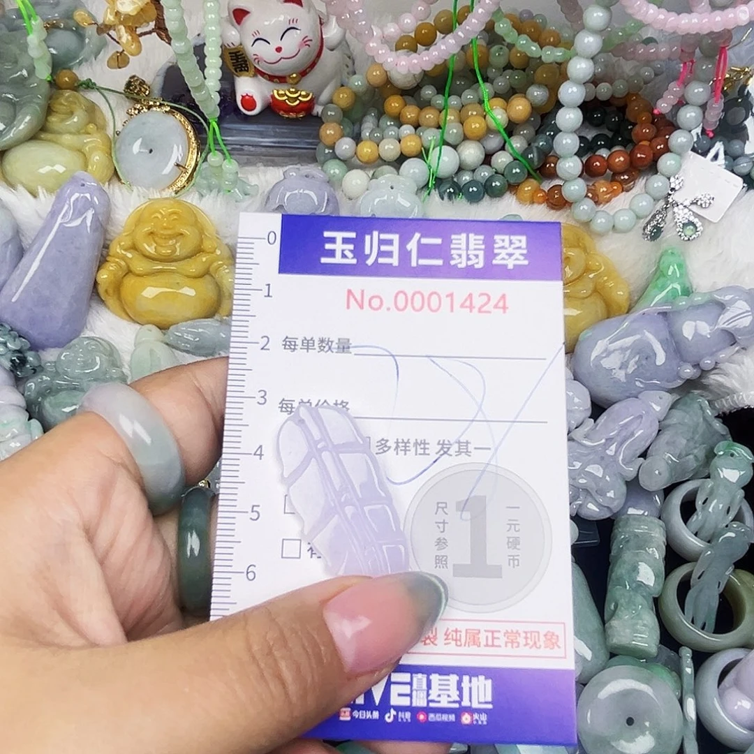 翡翠未镶嵌颈饰Qq