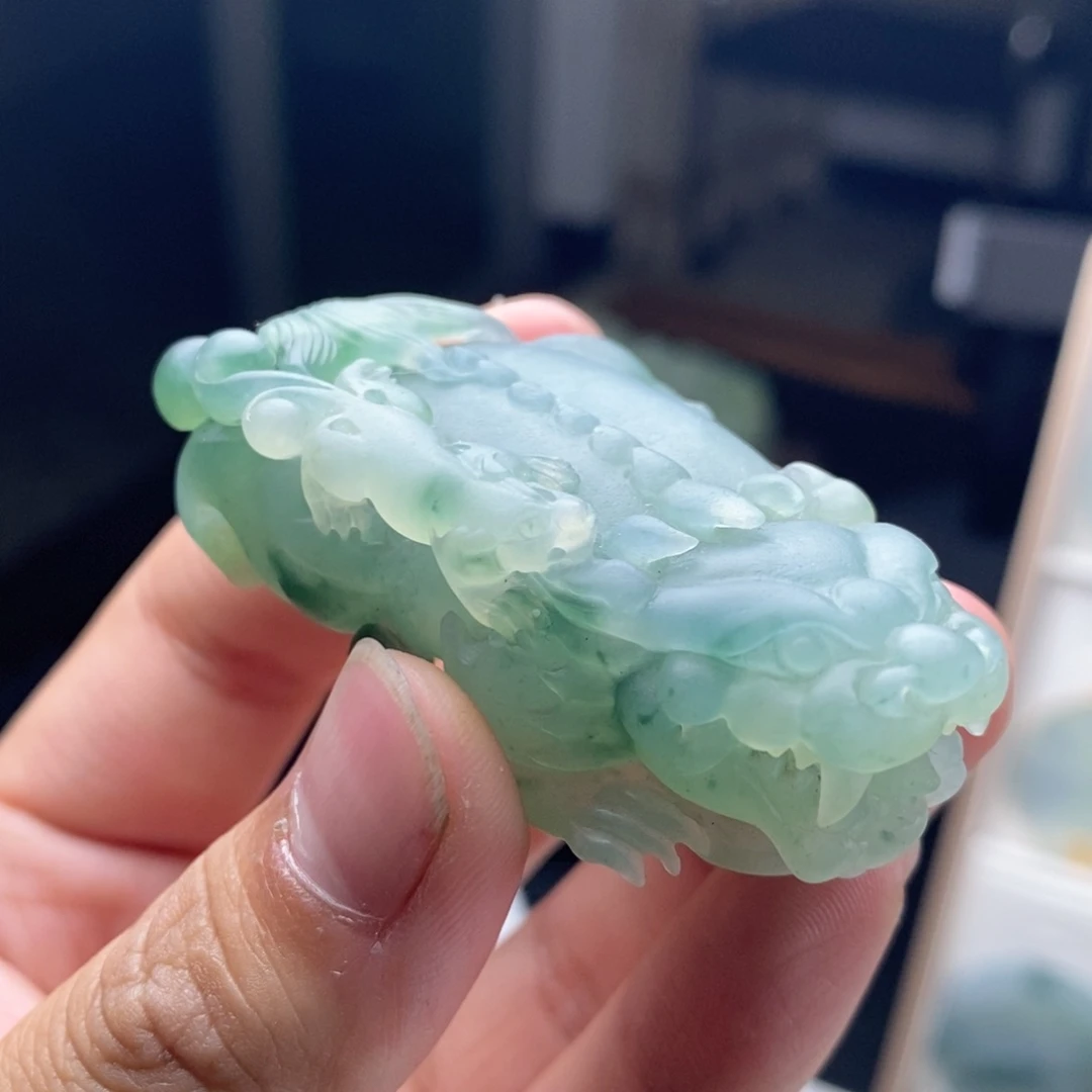 未镶嵌定制翡翠貔貅