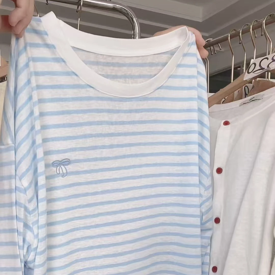 号301-390韩国女装夏季小众设计师高品质显瘦T恤