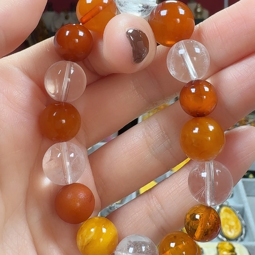 蜜蜡未镶嵌手链手串