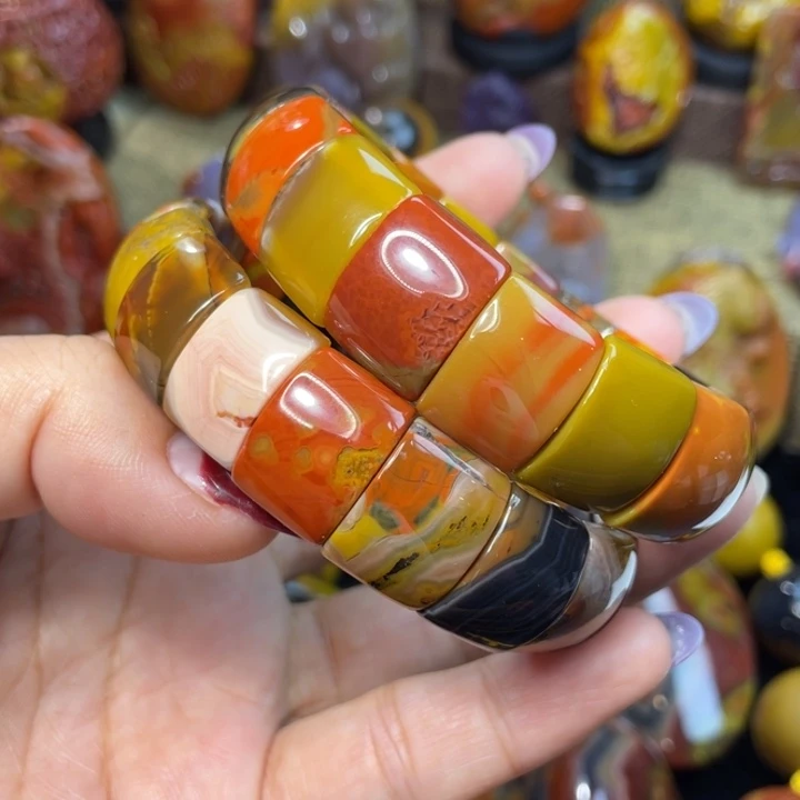 玛瑙/玉髓未镶嵌珠宝奇石品质手牌588