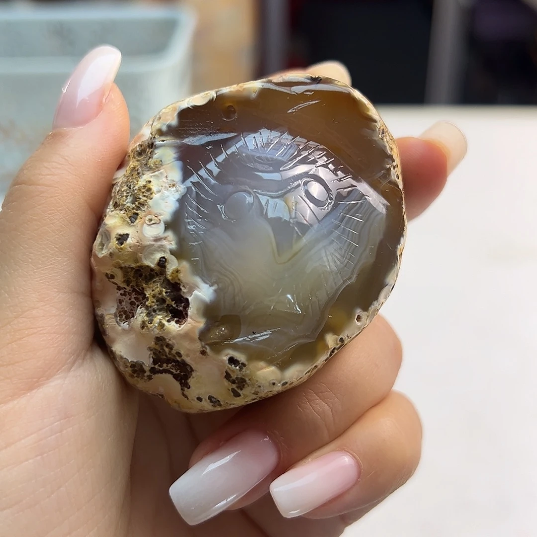 玛瑙/玉髓未镶嵌吊坠(不含链)