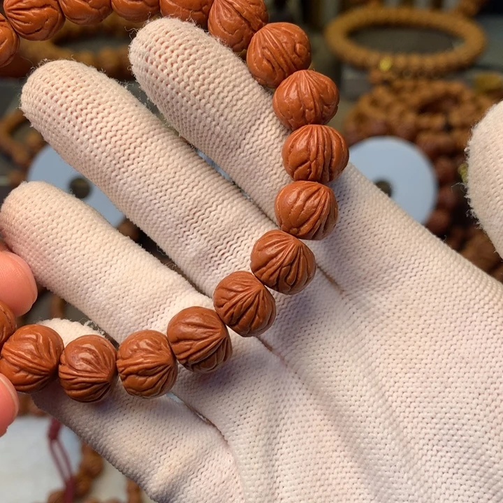 手串桃核秦岭龙纹