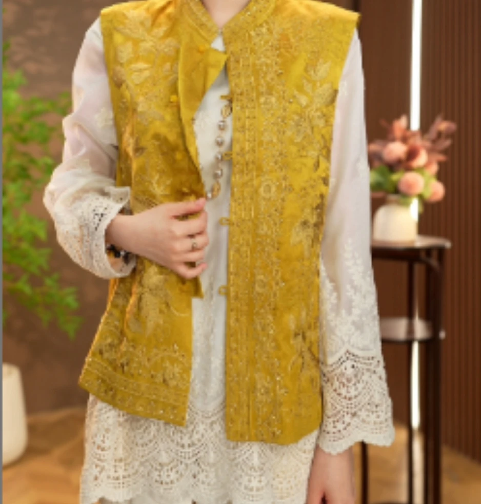 【金玉满堂】春季新款重磅百搭马甲2025C1012---一一