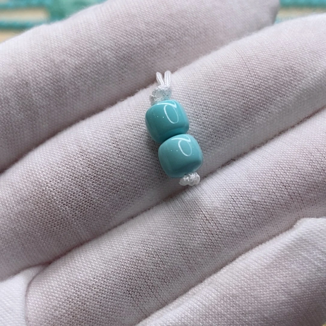 绿松石未镶嵌珠宝奇石6.3mm