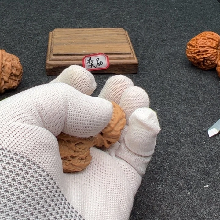 吊坠文玩核桃野生原树千鹤谷小马蹄222