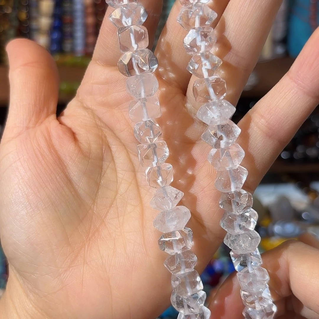 玛瑙/玉髓未镶嵌珠宝半成品白水卡10一条