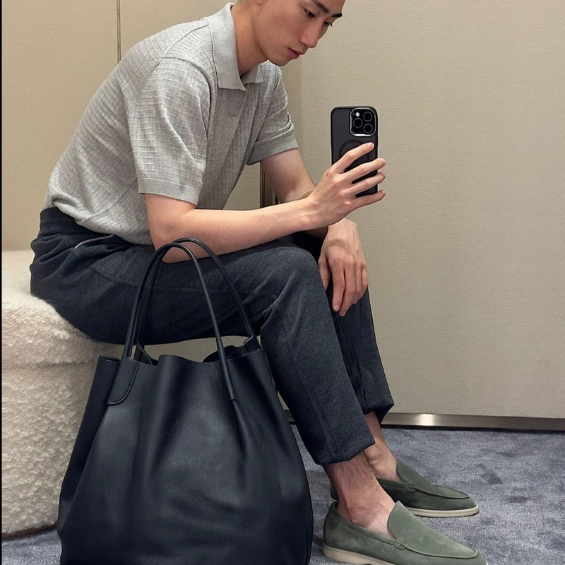 CLNIEH | 羊毛混纺莱赛尔纤维面料 提花格纹细节 海鸥领短袖POLO