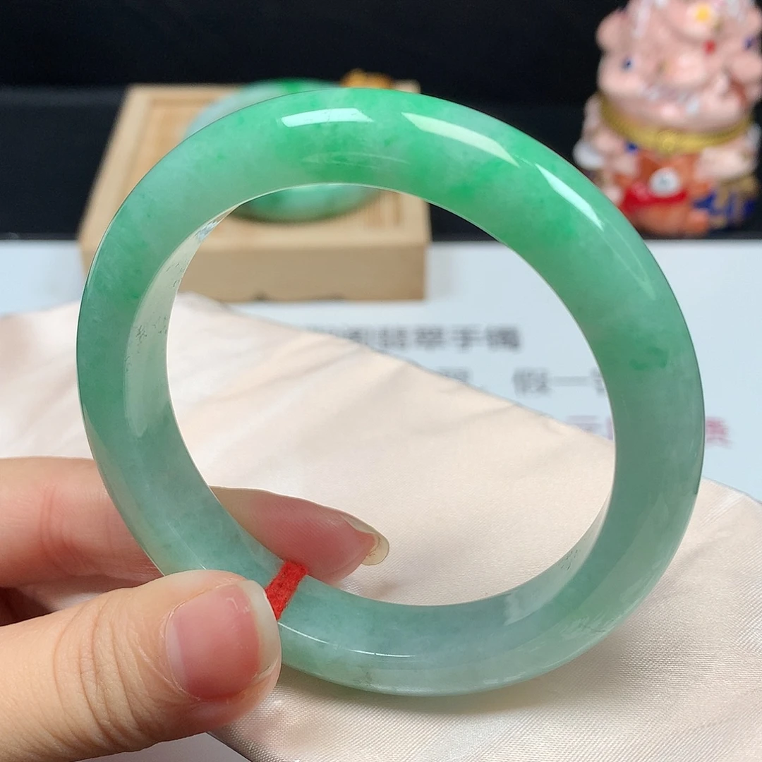 翡翠未镶嵌手镯1522