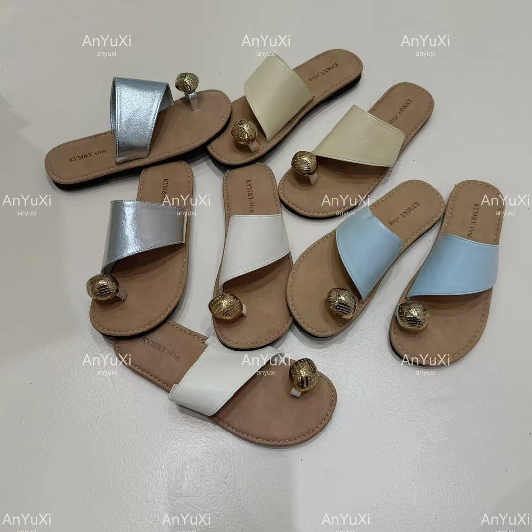 法式皮面套趾格子蛋拖鞋&安妤皙8816【N5】【无鞋盒】