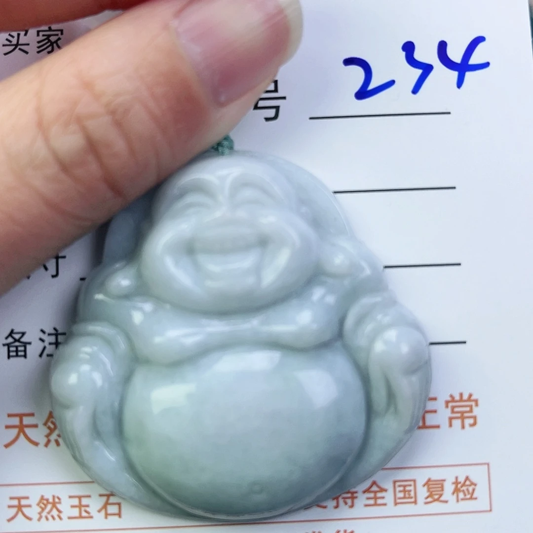 翡翠颈饰未镶嵌佛公