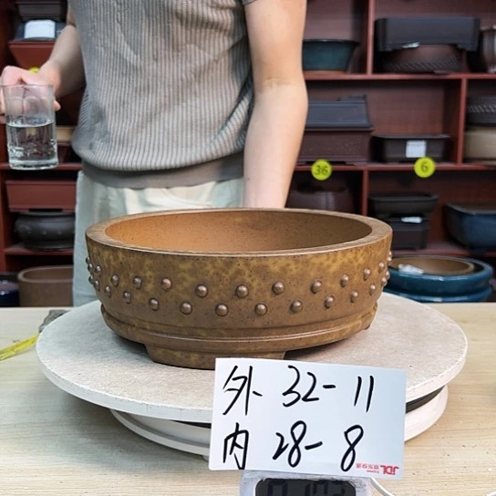 虫****~紫砂花盆里都藏满花