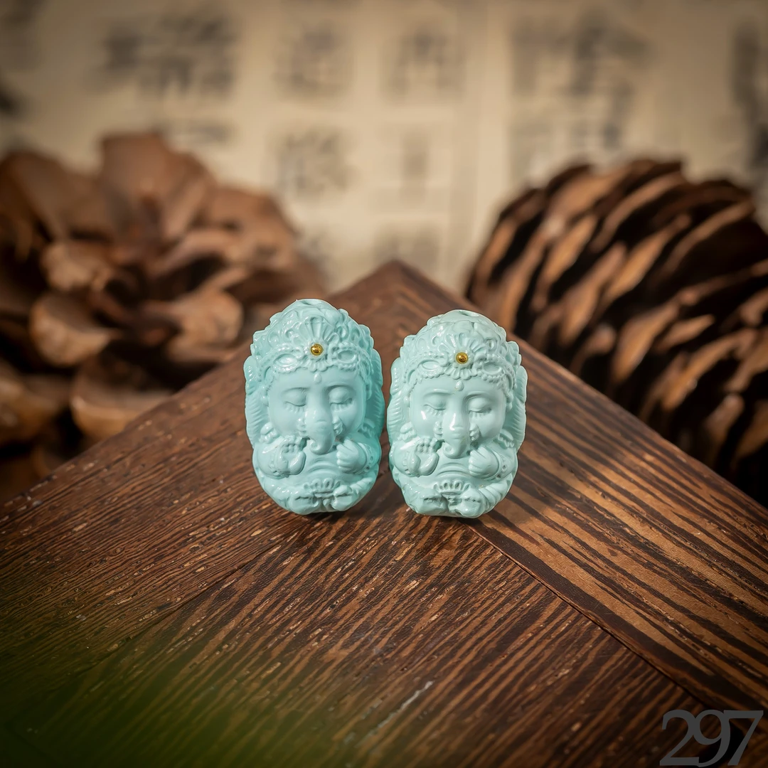 【世间臻宝】绿松雕刻件/16*11*7mm/多样性发一件/SS297/2