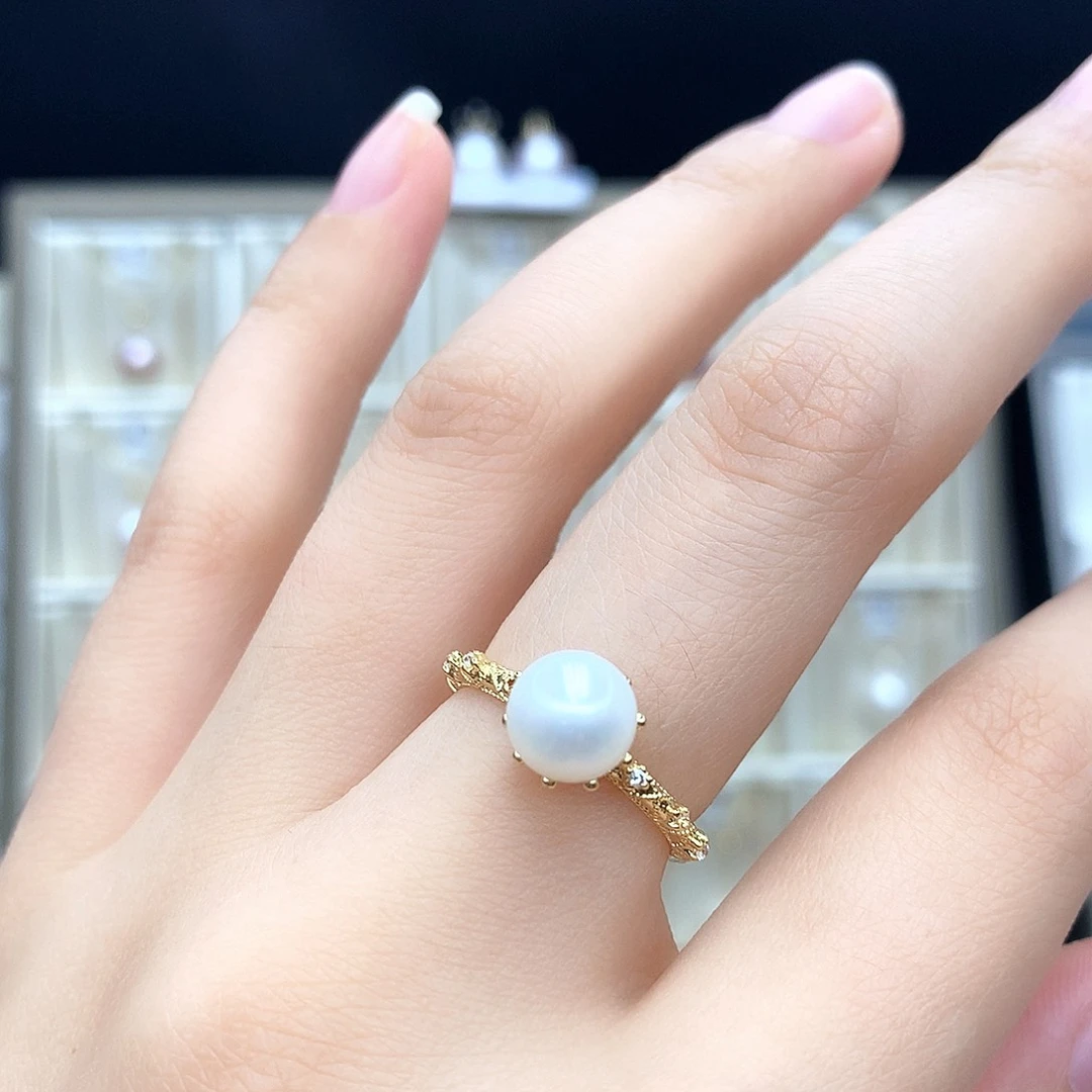 淡水珍珠合金颈饰