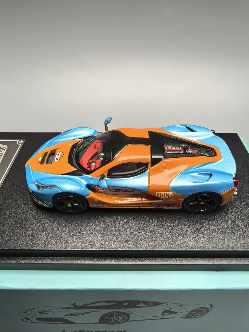 车魔王1：64冰蓝海湾拉法 合金模型