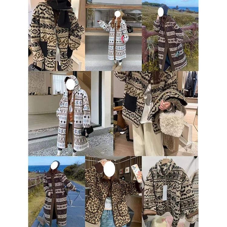 【Annie】701-800编号秋冬加绒休闲胖妹妹大码显瘦宽松外套