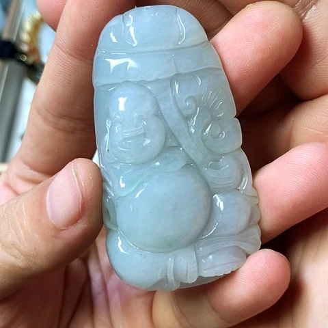 颈饰未镶嵌翡翠福豆豆珠宝翡翠颈饰
