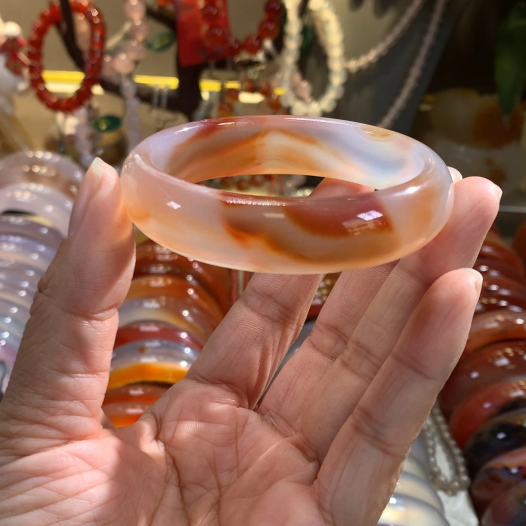 玛瑙/玉髓未镶嵌手镯11号