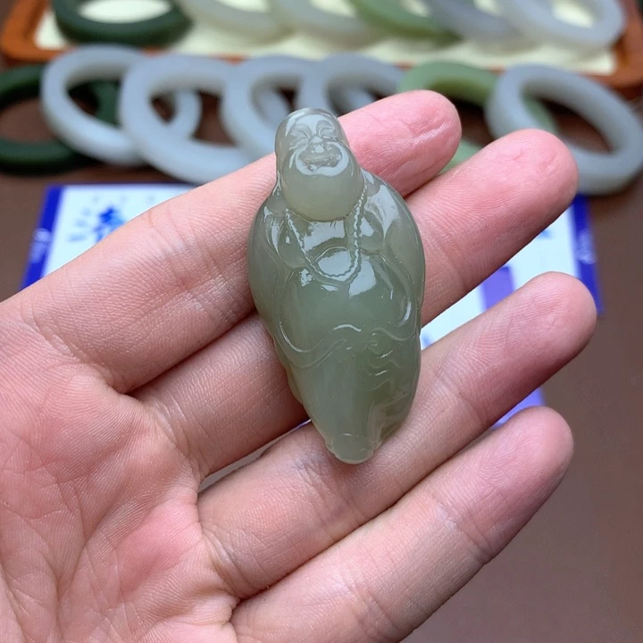 和田玉珠宝半成品未镶嵌