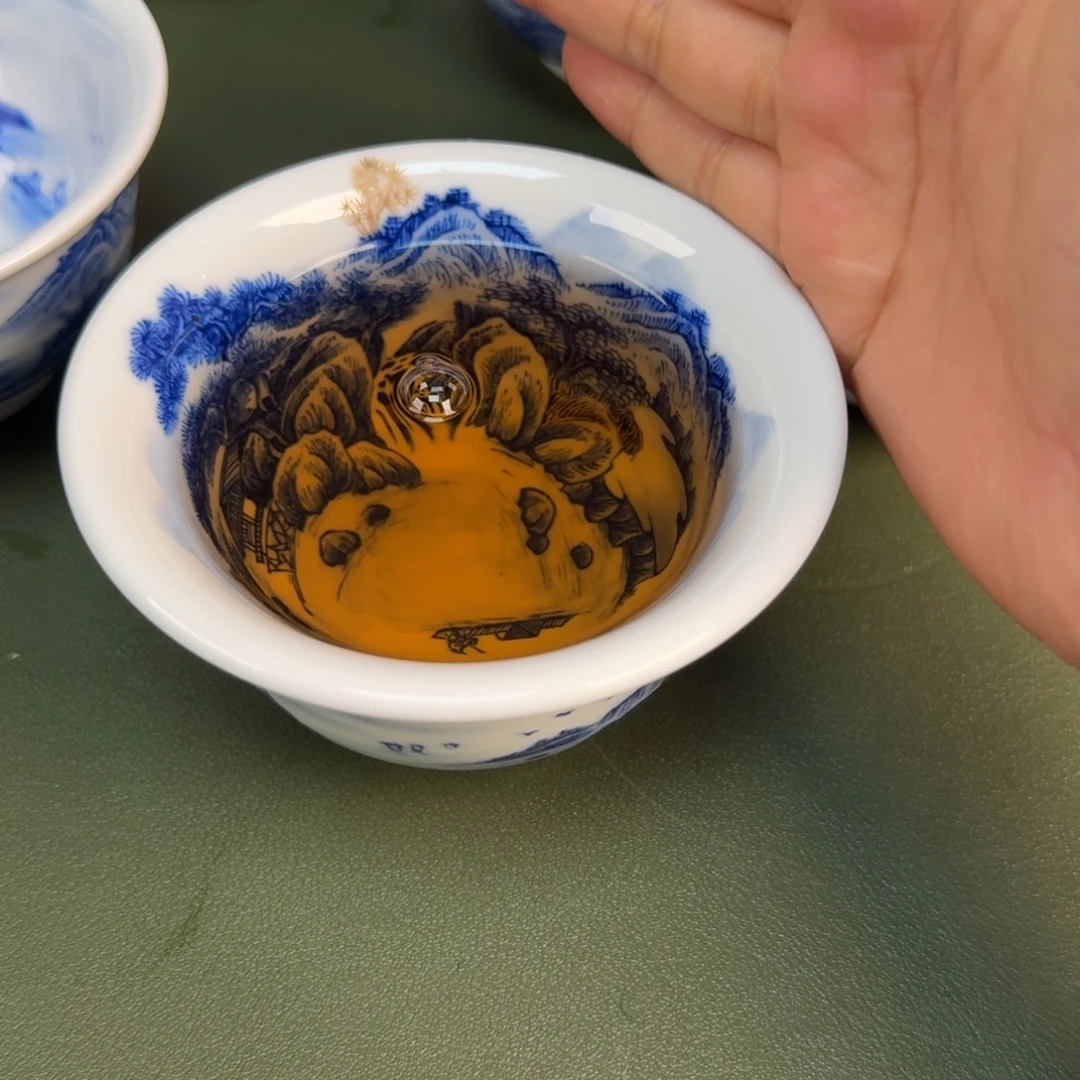 景德镇纯手绘茶具圆圆208