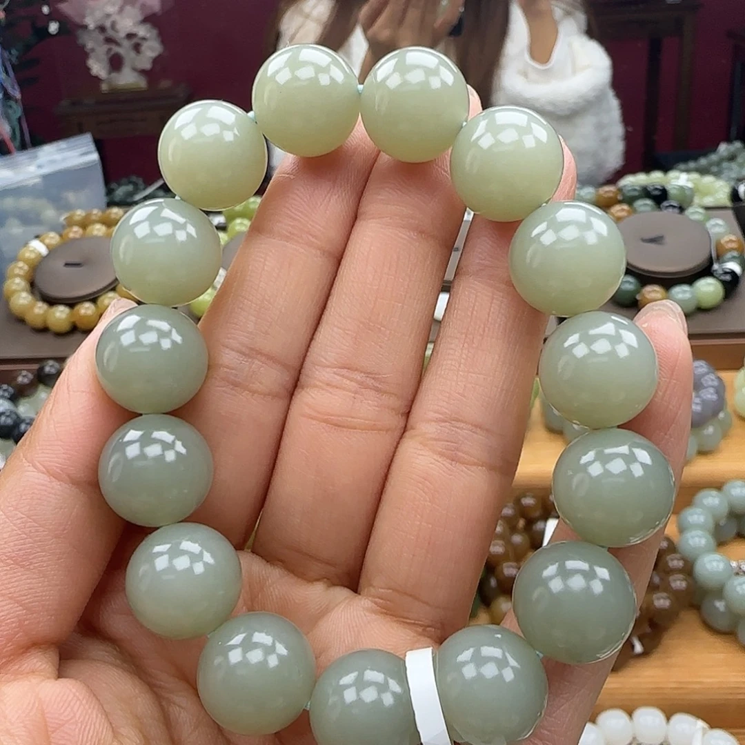 和田玉未镶嵌手链