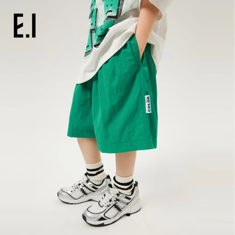 ei儿童休闲五分裤夏装新款男女童运动短裤D8242223141