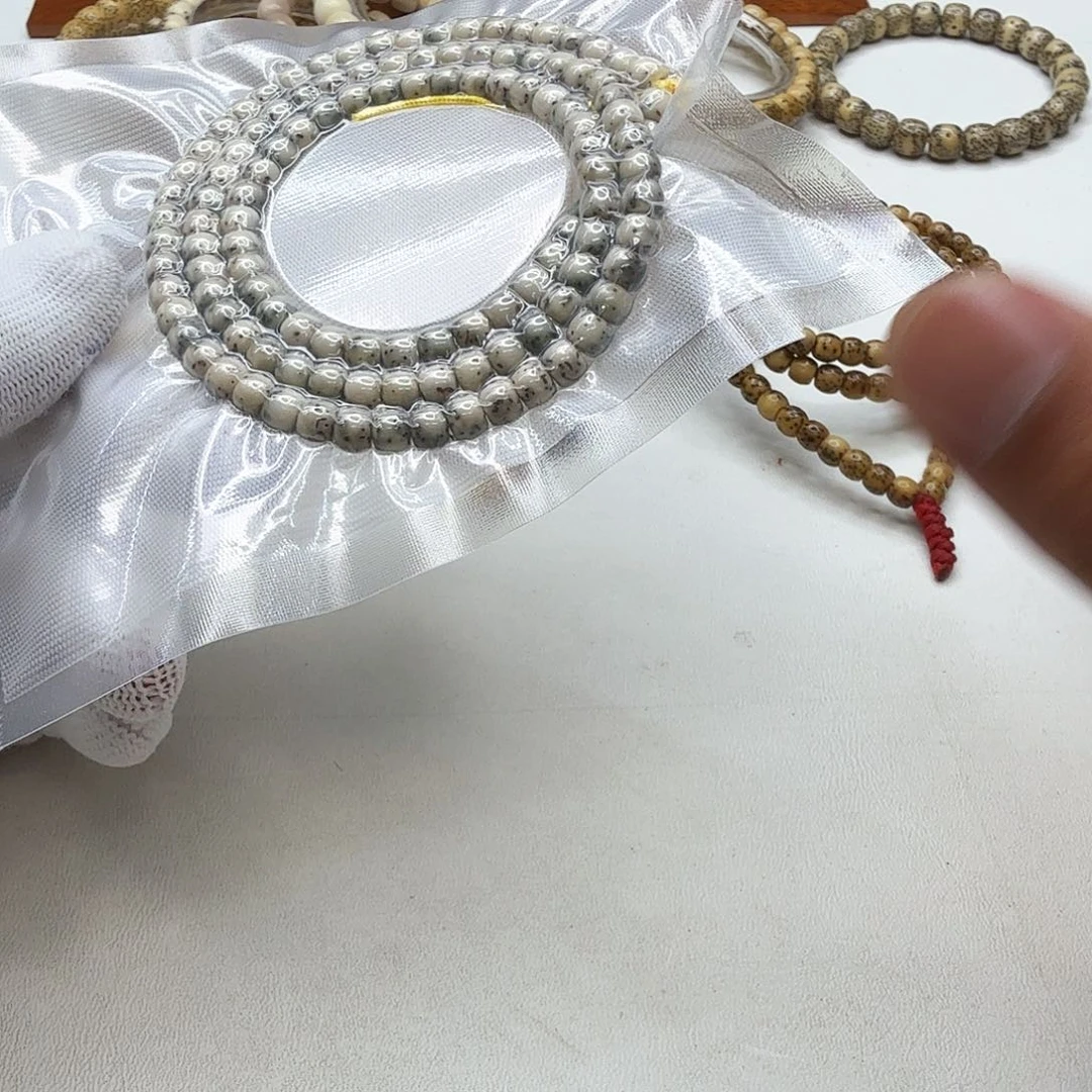 星月菩提吊坠21尊宠糯冰绿背河豚6左右108