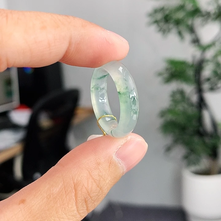 翡翠未镶嵌戒指14号