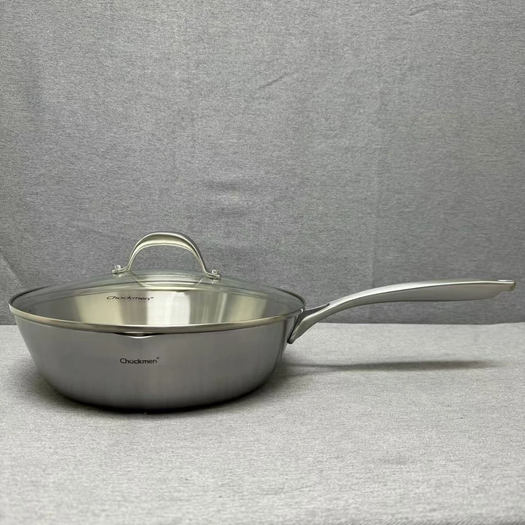 1-028 Chockmen 致远系列单柄多用锅 28*7.5CM 带盖重约2.16KG