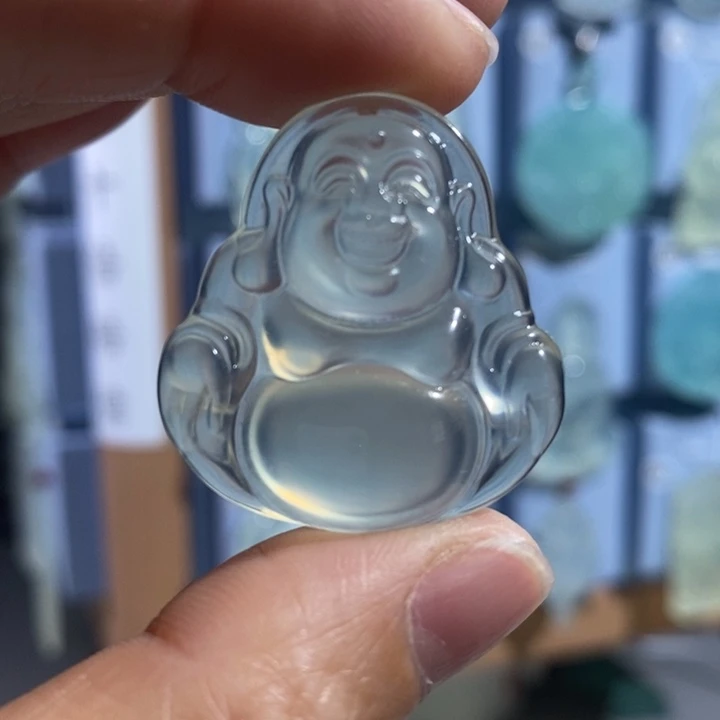 岫玉未镶嵌颈饰吊坠
